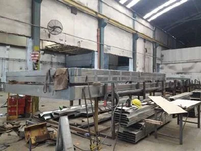 Armado estructural en taller