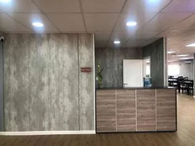 Instalaciones del hotel modular Exxon